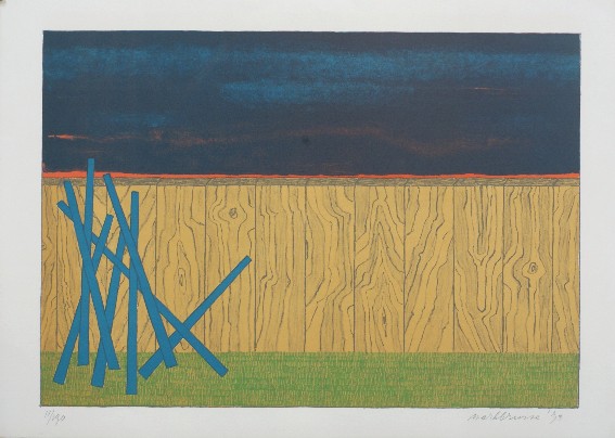 mark brusse, Lithografie,1973 (coll.franck gribling)